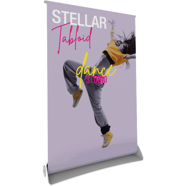 Stellar Tabloid Tabletop Retractable Banner Stand